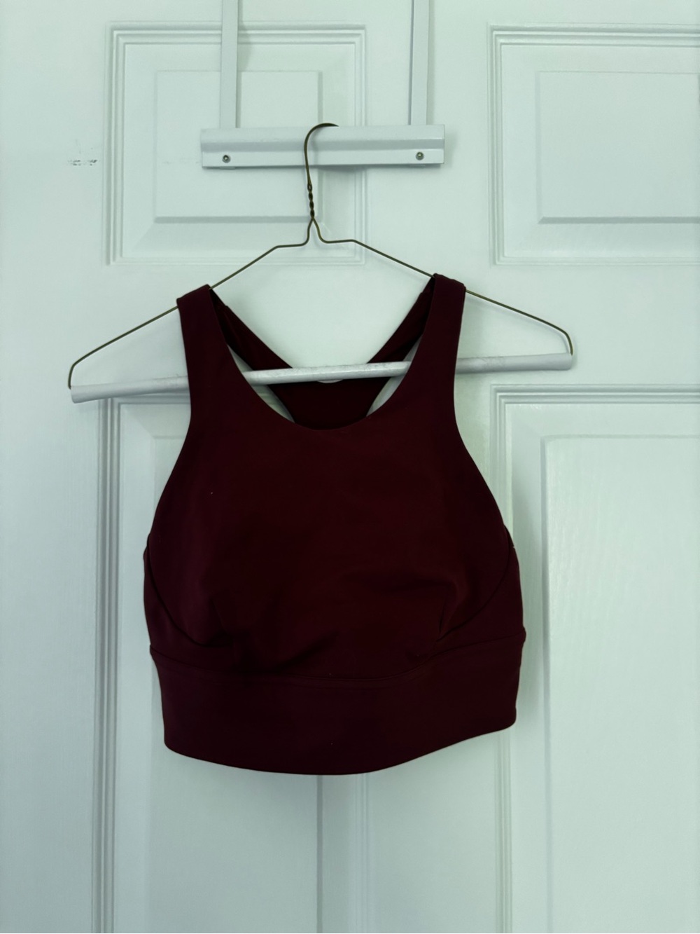 Lululemon Maroon Halter Workout Top
